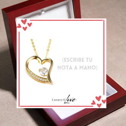 Collar Amor-Eterno™ Dorado para Mi Hija (con carta especial)