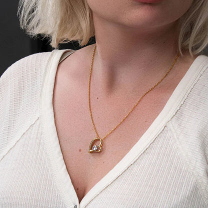 Collar Amor-Eterno™ Dorado para mi Amor (con carta especial)