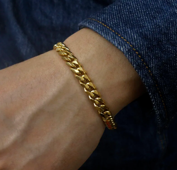 Pulsera Cuban Style® Dorada