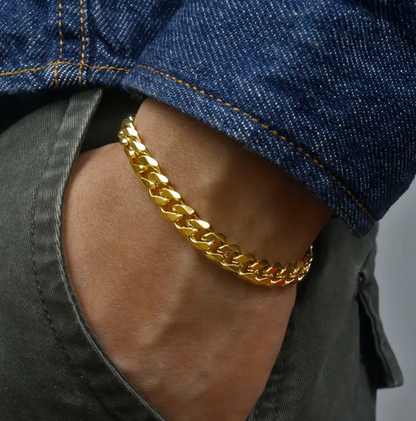 Pulsera Cuban Style® Dorada