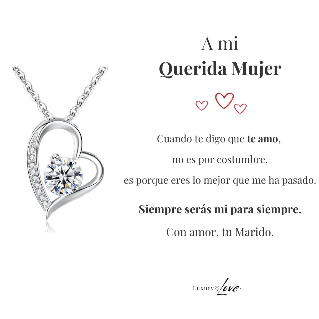 Collar Amor-Eterno™ para mi querida Mujer (con carta especial)