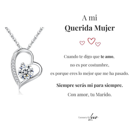 Collar Amor-Eterno™ para mi querida Mujer (con carta especial)