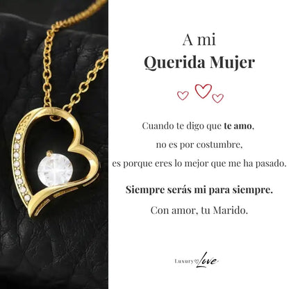 Collar Amor-Eterno™ para mi querida Mujer (con carta especial)