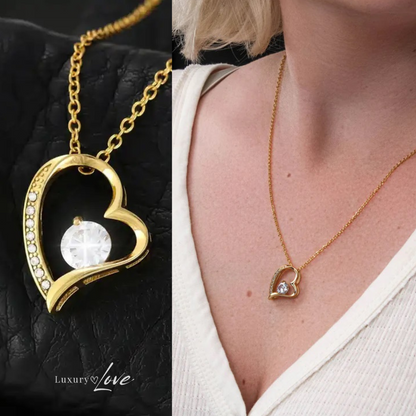 Collar Amor-Eterno™ Dorado para mi Amor (con carta especial)