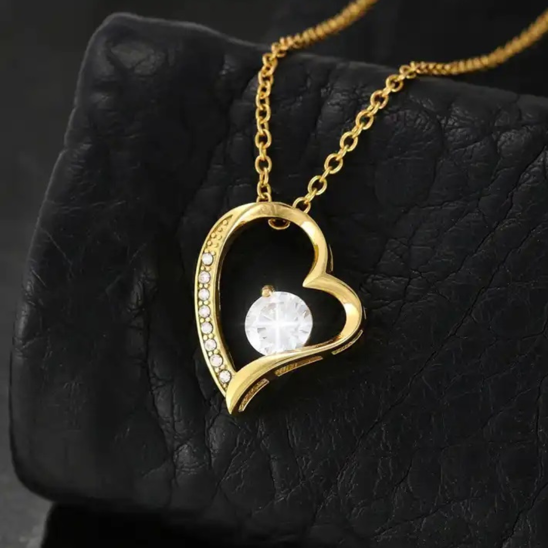 Collar Amor-Eterno® Dorado para mi Madre (con nota especial)