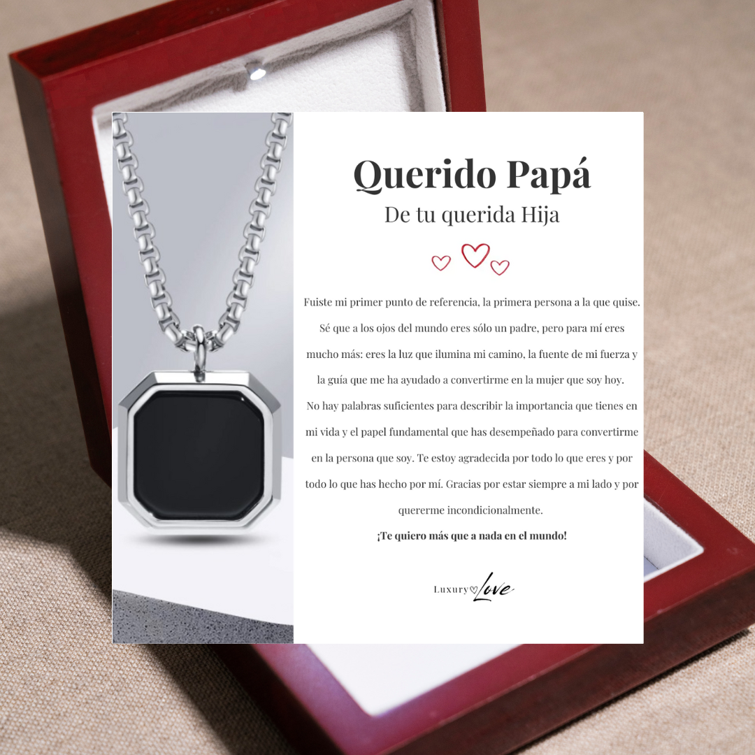 Collar Confianza® para mi Padre (con carta dedicada a escoger)