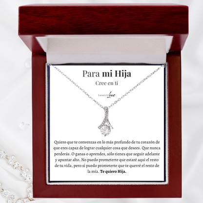 Collar Flor del Alma®  para mi Hija (con Nota especial y caja a escoger)