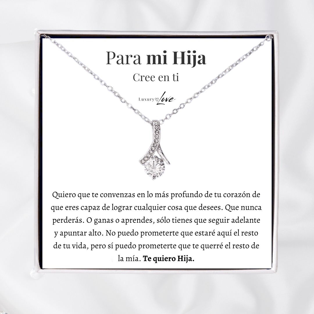 Collar Flor del Alma®  para mi Hija (con Nota especial y caja a escoger)