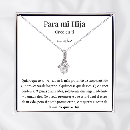 Collar Flor del Alma®  para mi Hija (con Nota especial y caja a escoger)