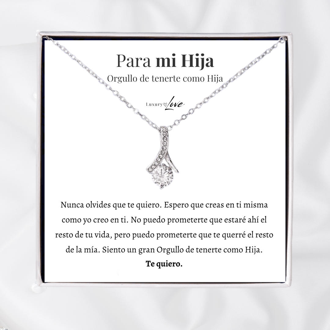 Collar Flor del Alma®  para mi Hija (con Nota especial y caja a escoger)