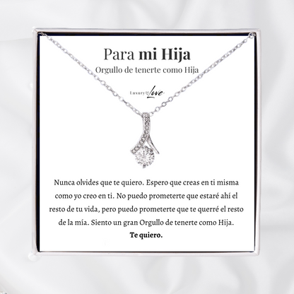 Collar Flor del Alma®  para mi Hija (con Nota especial y caja a escoger)