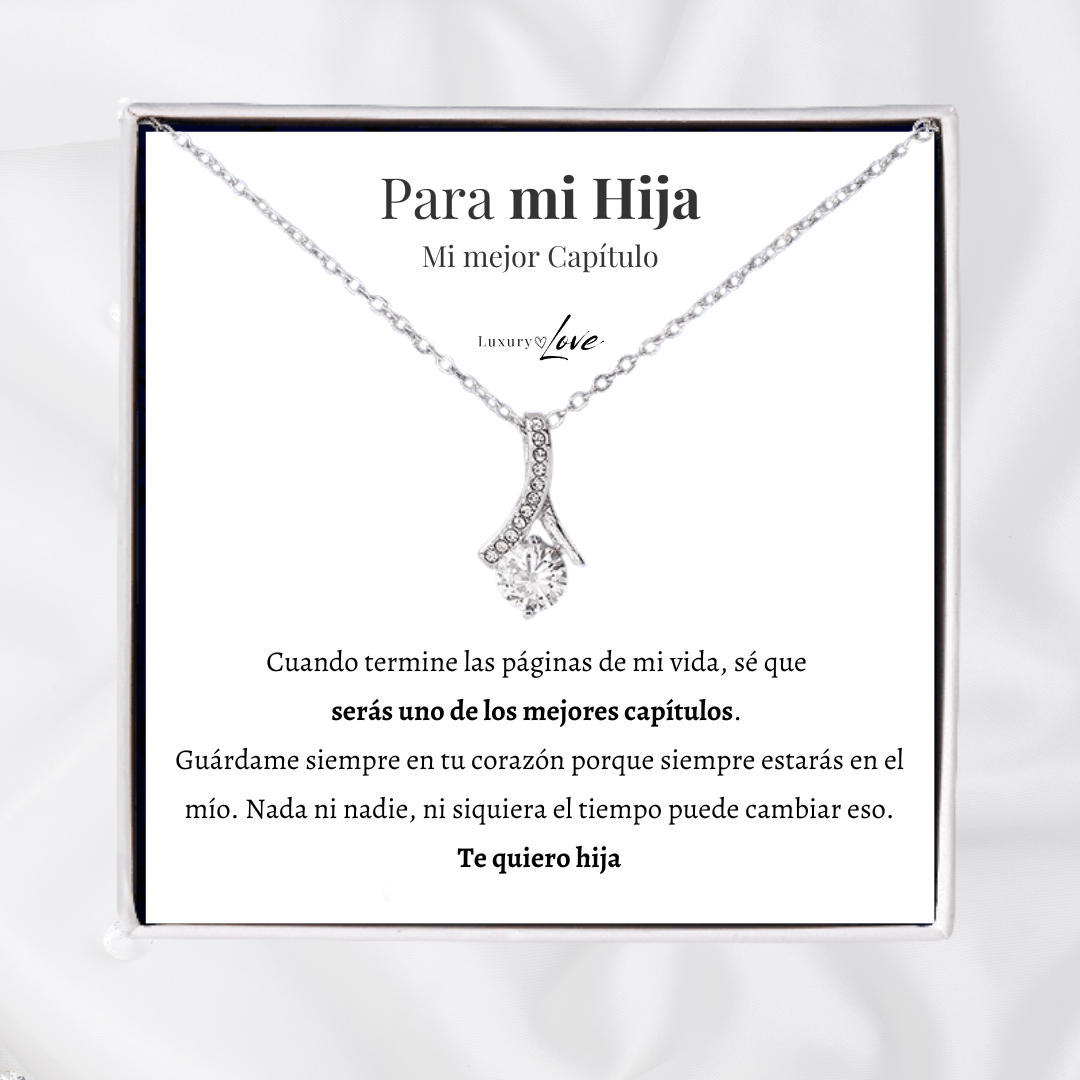 Collar Flor del Alma®  para mi Hija (con Nota especial y caja a escoger)