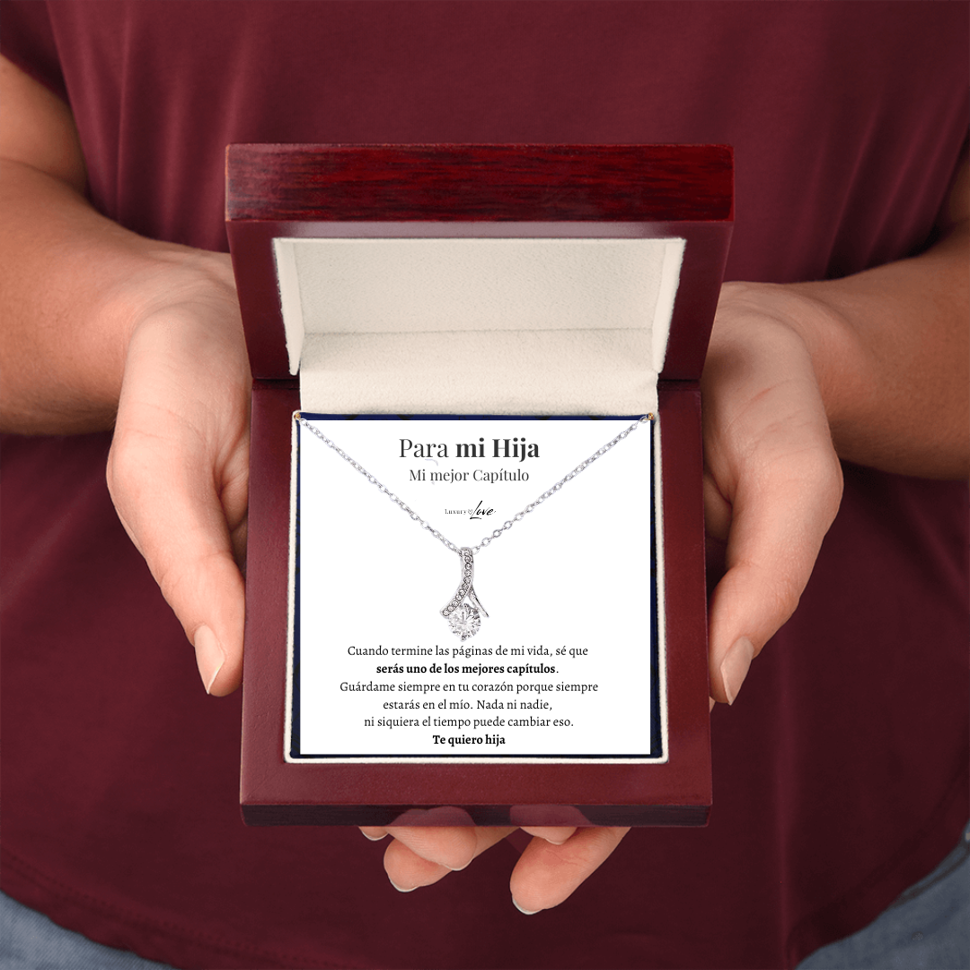 Collar Flor del Alma®  para mi Hija (con Nota especial y caja a escoger)