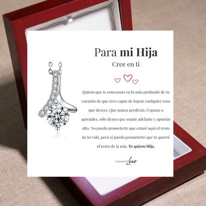 Collar Flor del Alma®  para mi Hija (con Nota especial y caja a escoger)