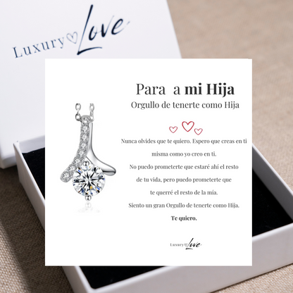 Collar Flor del Alma®  para mi Hija (con Nota especial y caja a escoger)