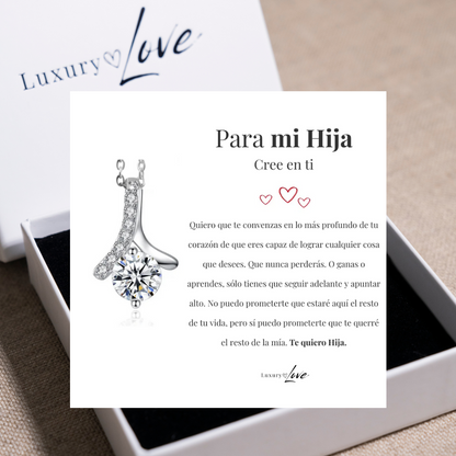 Collar Flor del Alma®  para mi Hija (con Nota especial y caja a escoger)