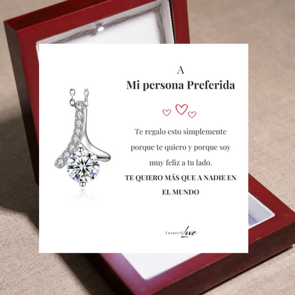 Collar Flor del Alma® para mi Amor (con carta especial para ella)
