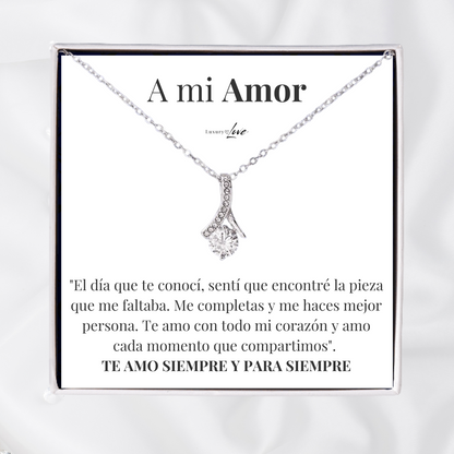 Collar Flor del Alma® para mi Amor (con carta especial para ella)